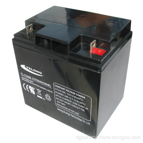 Deep Cycle Rechargeable Lead Acid 12V 26ah Battery